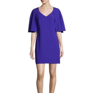 Trina Turk Cape-Sleeve Sheath Dress